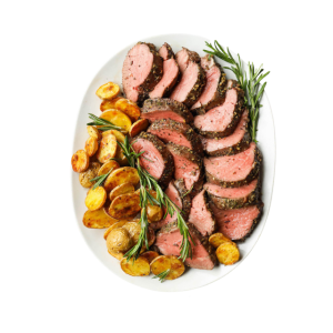 food/meal in a white tray